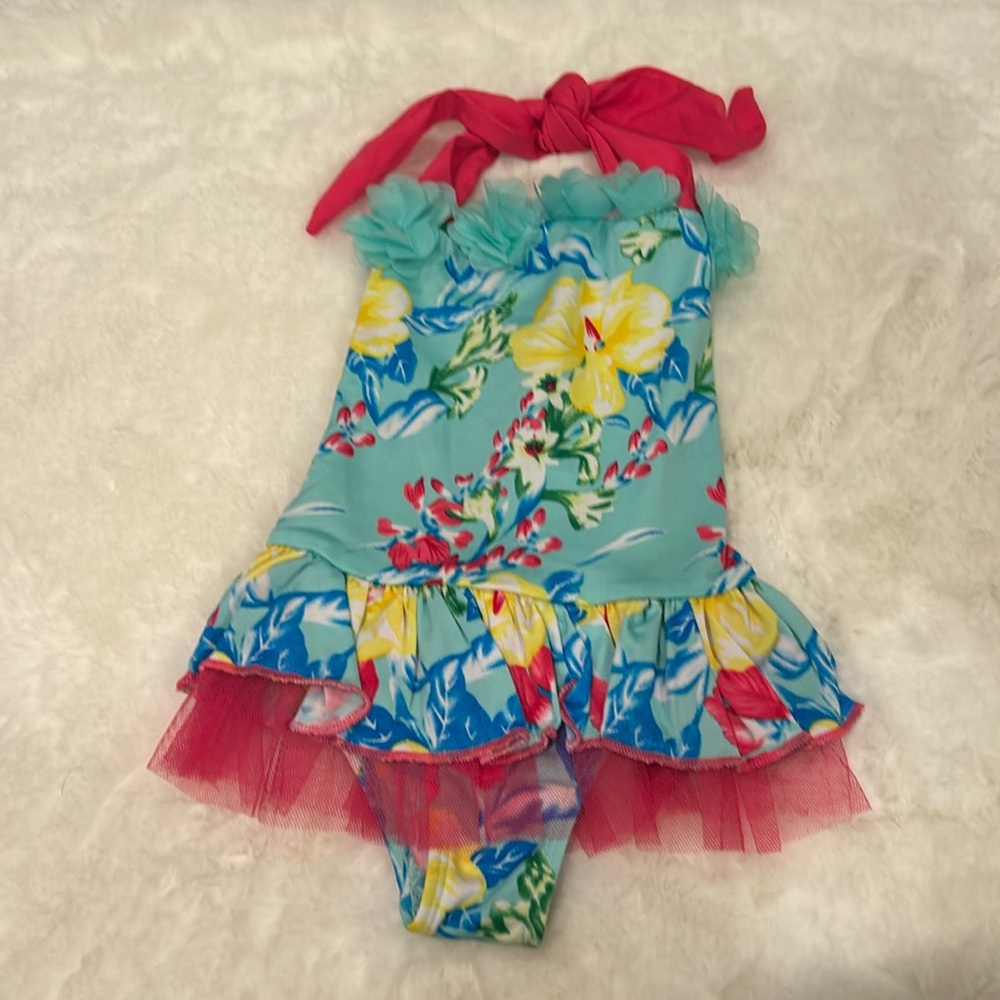 Floral bathing suit